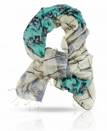 Палантин Женский S-4SEASON/BLUE.LIGHT